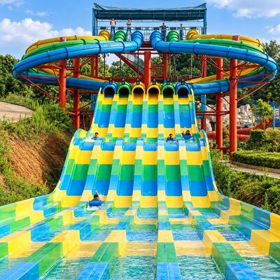 Un bon prix. Glissière d'eau en fibre de verre pour les parcs aquatiques avec course online