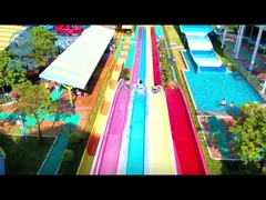 Équipement de parc aquatique à vendre, énorme toboggan en fibre de verre