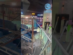 Enfants mini toboggan en fibre de verre, toboggan aquatique pour enfants, promenades dans le parc aquatique intérieur