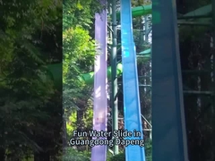 Glissière de parc aquatique, glissière aquatique, équipement de glissière en fibre de verre