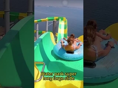 Conception de piscines commerciales extérieures, glissière aquatique amusante