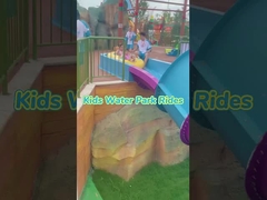 Petit toboggan à eau en boomerang enfants toboggan à piscine en fibre de verre, toboggan à eau en fibre de verre pour enfants