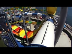 Plage de jeux commerciale extérieure piscine, toboggan en fibre de verre, toboggan en fibre de verre pour enfants
