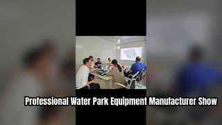 Visite d'usine d'un fabricant d'équipement de parc aquatique personnalisé