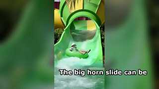 Grand toboggan en corne
